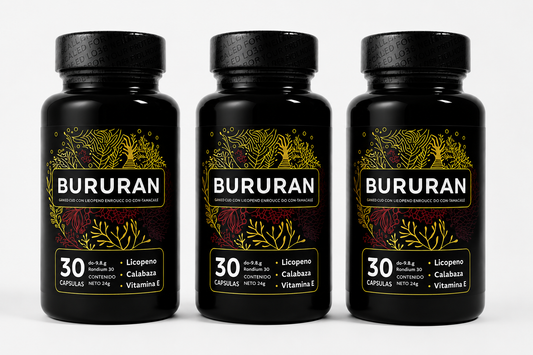 Bururan 3 frascos