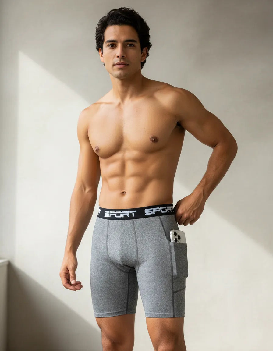 Licra Short De Compresión Running Ciclismo Pantaloneta Gym