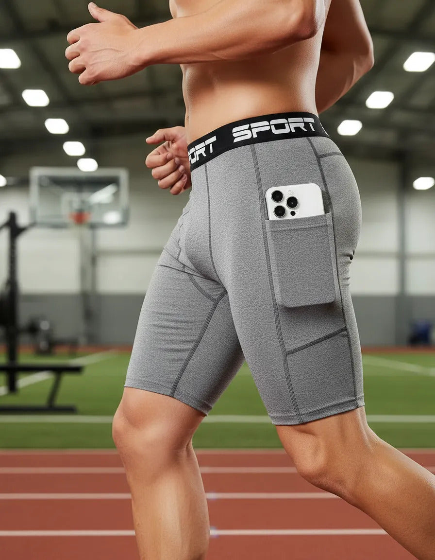 Licra Short De Compresión Running Ciclismo Pantaloneta Gym